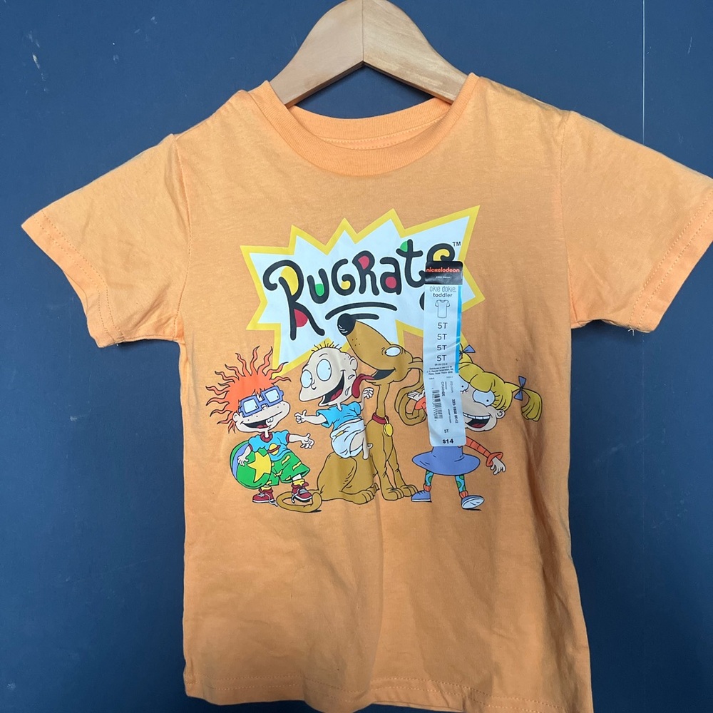 Brand New Nickelodeon Rugrats Kids Great Color T-Shirt Size 5T